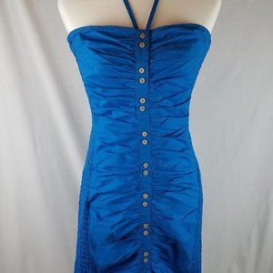 NWT Free People Ruched Bali Babe Halter Dress